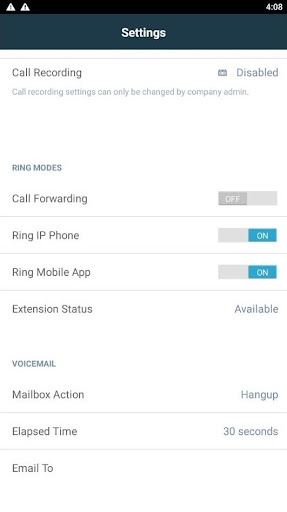 Bizvoice UC 2.0 Screen 3