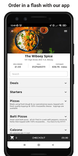 Android application The Wibsey Spice screenshort