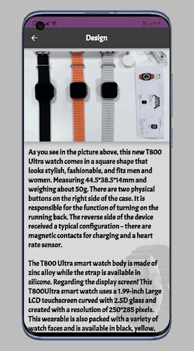 T800 Ultra Smart Watch Guide Screen 3