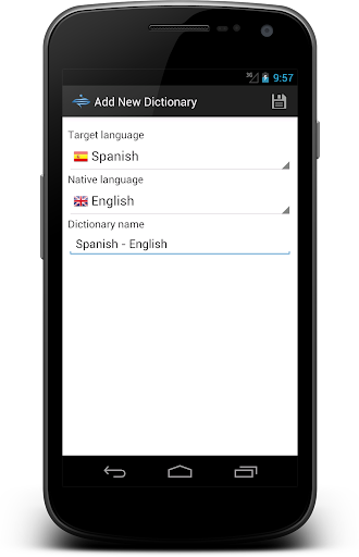 Android application Verbitera screenshort