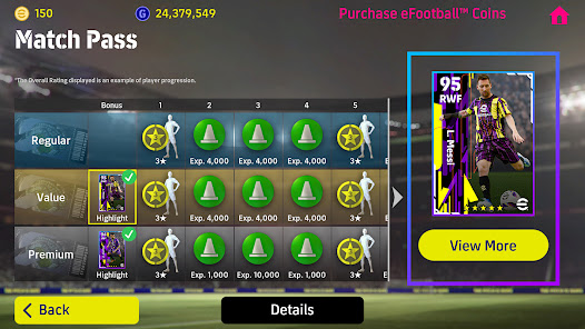 eFootball PES 2022 v7.5.1 MOD APK OBB (Unlimited Money/Coins) Gallery 7
