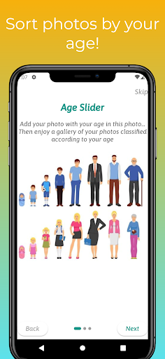 Android application Age Slider screenshort