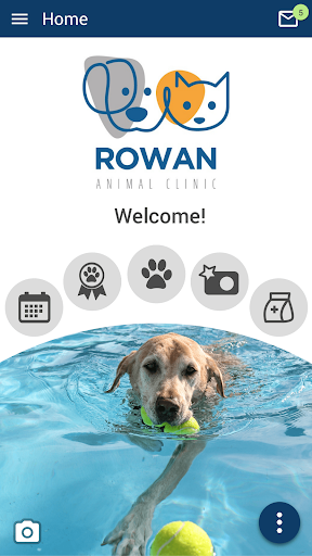 Android application Rowan Animal Clinic screenshort