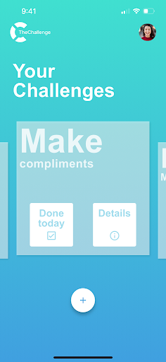 Android application TheChallenge! screenshort
