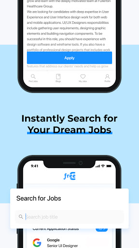 Android application freeC - Find Jobs & Recruitmen screenshort