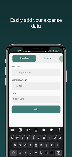Expense Track Screen 2