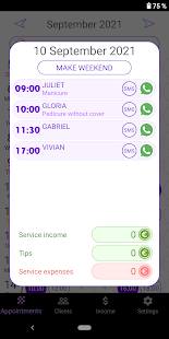 Check In Beauty - client appointments schedule 35.0 APK screenshots 4