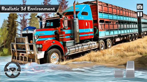 Cargo Truck Simulator :  Off Road Hill Driving screenshots 5