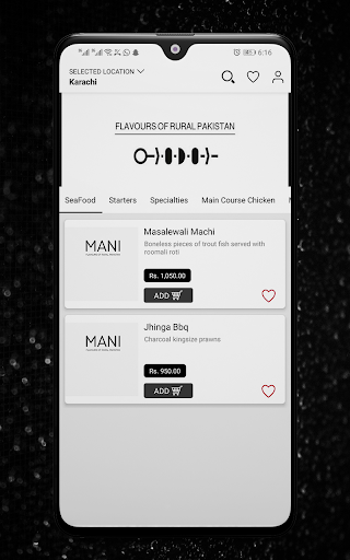 Mani Restaurant Screen 2