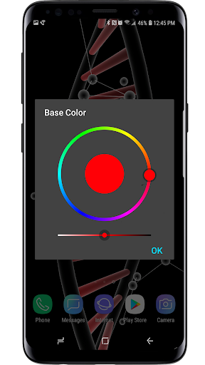 Double Helix 3D Live Wallpaper Screen 2