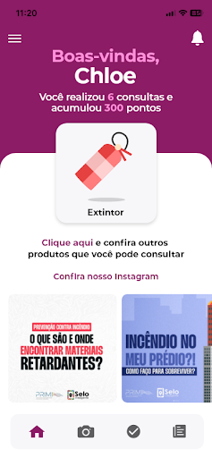 Android application Selo Inteligente screenshort