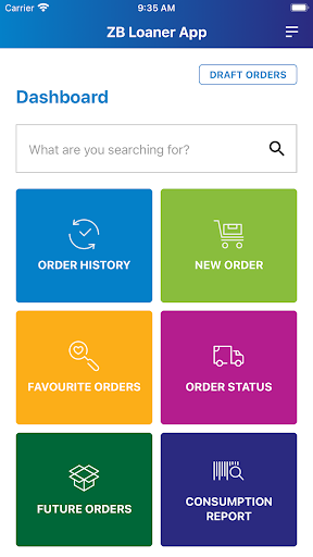 ZB Loaner App Screen 2