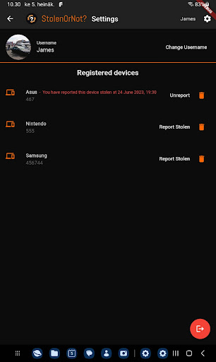 Stolen Or Not? Screen 2