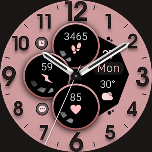Rose Gold Analog Watch Face logo