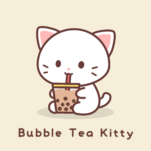 Bubble Tea Kitty Theme +HOME  Icon