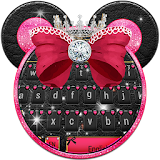 Minny Cute Pink Bowknot Keyboard icon