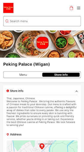 Peking Palace Takeaway, Wigan Screen 2
