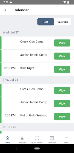 Sugar Creek Country Club Screen 3