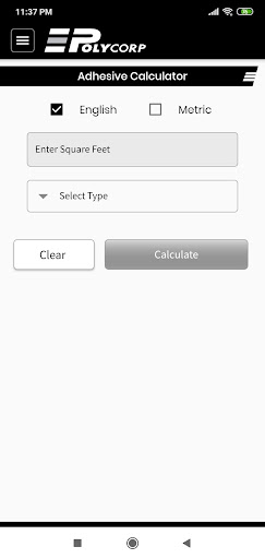 Polycorp Material Calculator Screen 3