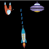 Space Battle -fight with enemy icon
