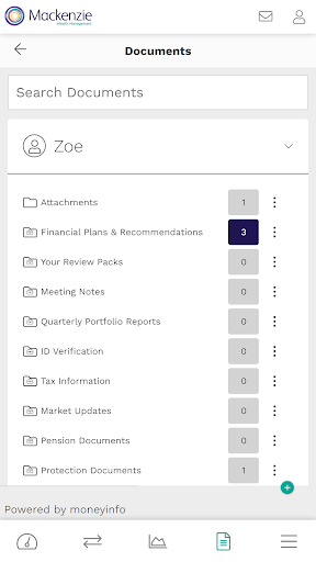 Mackenzie Wealth Hub Screen 2
