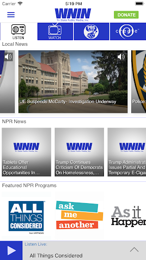 WNIN Public Media App