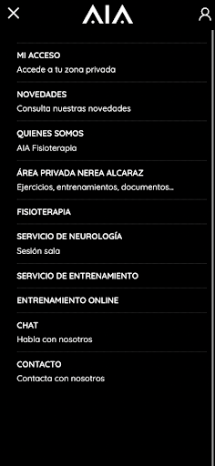 AIA Fisioterapia Screen 2