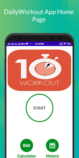 Android application DailyWorkout screenshort