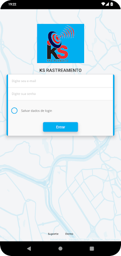 Android application KS RASTREAMENTO screenshort