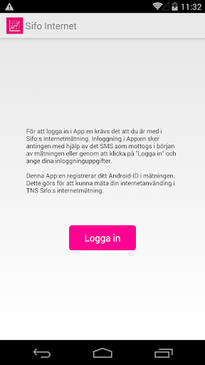 Android application Sifo Internet screenshort