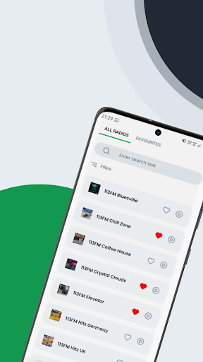 Android application Radio screenshort