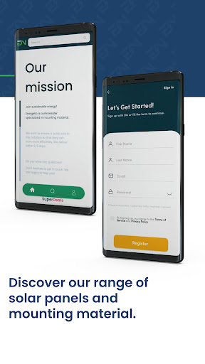 Android application Energetics screenshort