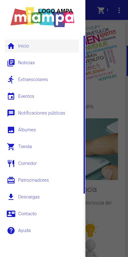 Android application AMPA LEGAZPI screenshort