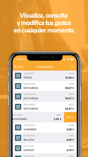 Gersoft UApp - Notas de gastos Screen 3