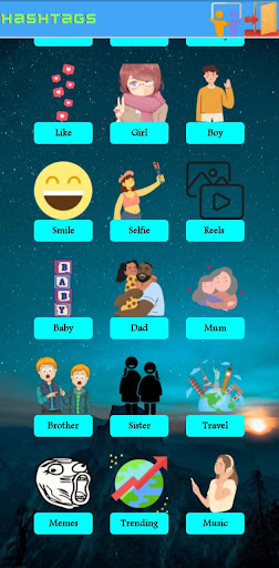 Hashtags Screen 3