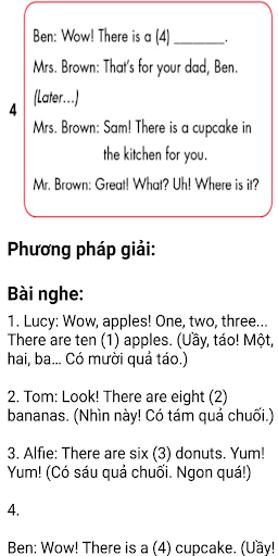 Android application Tiếng Anh 3 I Learn Smart screenshort