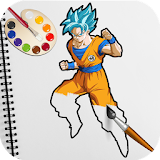 Dragon Goku Saiyan Coloring Book for Kids icon
