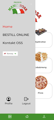 Android application Mama Rosaa Åndalsnes screenshort