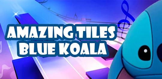 Amazing tiles blue koala