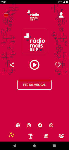 Android application Rádio Mais Digital screenshort