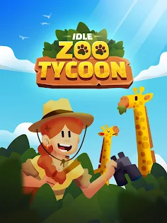Idle Zoo Tycoon 3D - Animal Pa - Screenshot 1