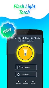 Flashlight Alert on Call / SMS For PC installation