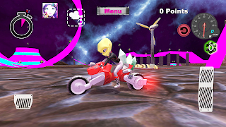 Bike Future Race Alien World b - Screenshot 1