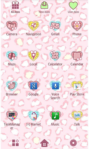 Cute Wallpaper Leopard Candy Screen 2