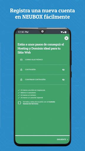 NEUBOX: Web Hosting y Dominio Screen 2