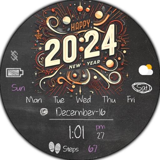 BFF43 - New Year 2024 Art logo