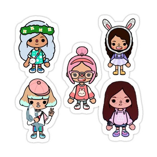 Картинки toca boca распечатать Приложения в Google Play - Идеи наклеек Toca Boca