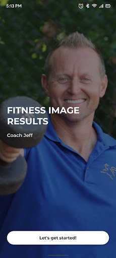Android application Fitness Image Results screenshort