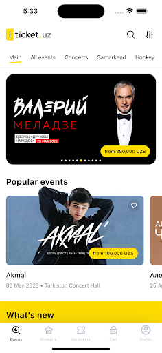 Android application iTicket.UZ - Online tickets screenshort