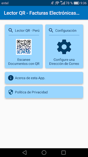 QR Reader Elect Invoice Peru Screen 2